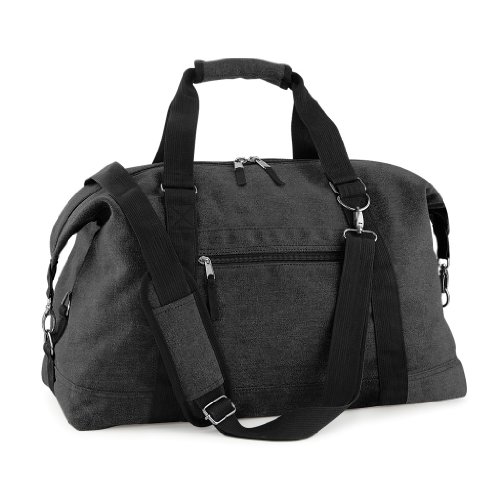 Reisetasche 'Vintage CANVAS Weekender', Farbe:Vintage Black Schwarz