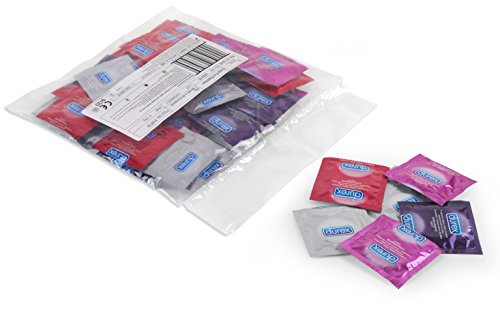 Durex Fun Explosion Kondome, aufregende Vielfalt für mehr Spaß, 40er Großpack (1 x 40 Stück)