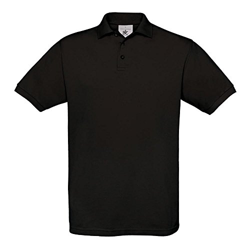 B&C – Piqué Poloshirt 'Safran' XL,Black