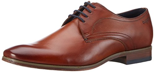 Bugatti 311131011100, Herren Derby Schnürhalbschuhe, Braun (Cognac 6300), 43 EU (9 Herren UK)