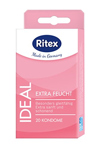 Ritex IDEAL Kondome, Extra feucht, Mit extra Gleitmittel, 20 Stück, Made in Germany