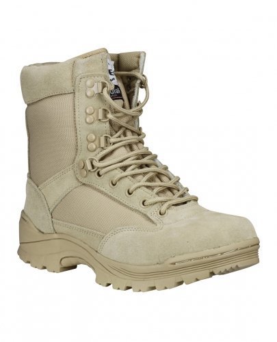 Tactical Boots Zipper khaki Gr.42