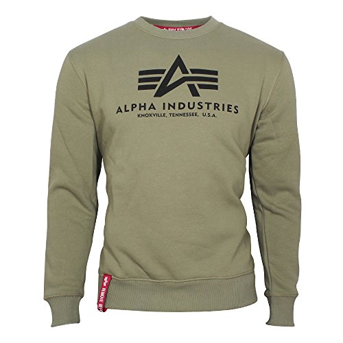 Alpha Industries Herren Oberteile / Pullover Basic olive L