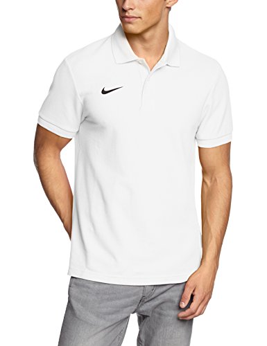 Nike Herren Poloshirt TS Core, white/black, L, 454800-100