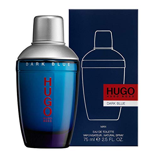 Hugo Boss HUGO DARK BLUE homme / man, Eau de Toilette, Vaporisateur / Spray, 1er Pack (1 x 75 ml)