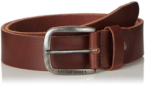 JACK & JONES Herren Gürtel JJIPAUL JJLEATHER Belt NOOS, Braun (Black Coffee), 95 cm (Herstellergröße: 95)