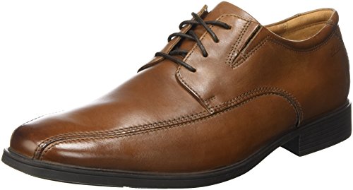 Clarks Tilden Walk, Herren Derby, Braun (Dark Tan Lea), 43 EU