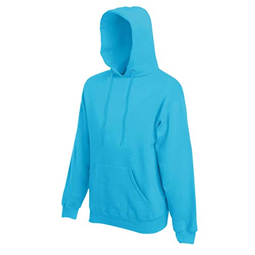 Fruit of the Loom Herren Sweatshirt 12208B L,Blau – Azurblau