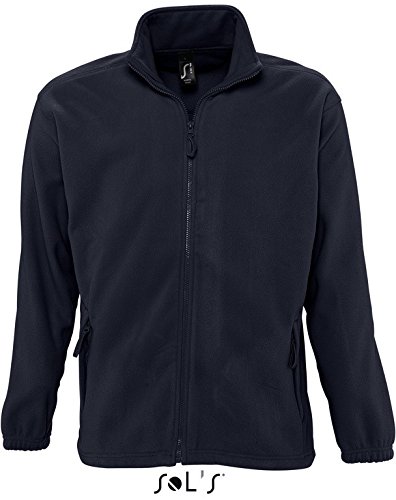 Sols – Fleecejacke 'North' bis Größe 5XL 4XL,Navy