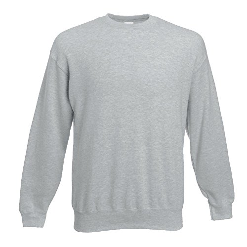 Fruit of the Loom – Sweatshirt 'Set-In' 3XL,heather grey 3XL,Heather Grey