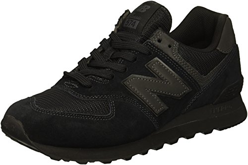 New Balance Herren 574v2 Sneaker, Schwarz Black, 44.5 EU