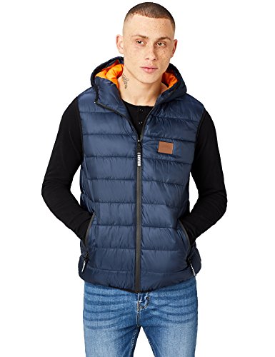 HIKARO Herren Outdoor Steppweste, Blau (Navy), 54 (Herstellergröße: X-Large)