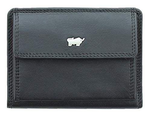 BRAUN BÜFFEL Geldbörse Golf 2.0 S 2CS schwarz aus echtem Leder
