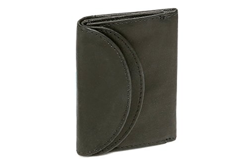 LEAS Minibörse Echt-Leder, schwarz Mini-Edition
