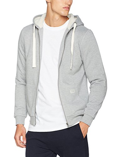 Blend Herren Sweatjacke 20703591 AZ Grau (Stone Mix 70813) Medium