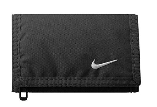 Nike Erwachsene Basic Wallet Geldbeutel, Black/White, One Size