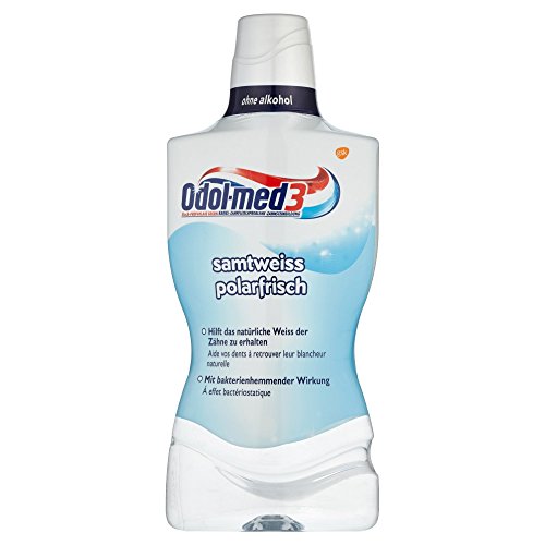 Odol-med 3 Samtweiss Polarfrisch Mundspülung, 500 ml