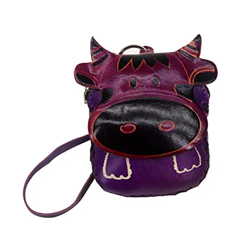 YSoutstripdu Damens Clchtetag Cartoon Cow Faux Leder-Geldbeutel Geldbörse Holder Small Wallet Mutter Tagesgeschenke-Brown/Coffee/Green/Purple/Blue/red