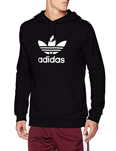 adidas Herren Trefoil Hoodie Sweatshirt Black S