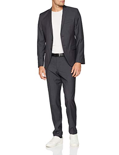 s.Oliver BLACK LABEL Herren Anzug 23.810.84.4423, Grau (Grey Pin Point 98m4), 54