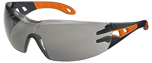 Uvex Pheos Schutzbrille – Supravision Excellence – Getönt/Schwarz-Orange