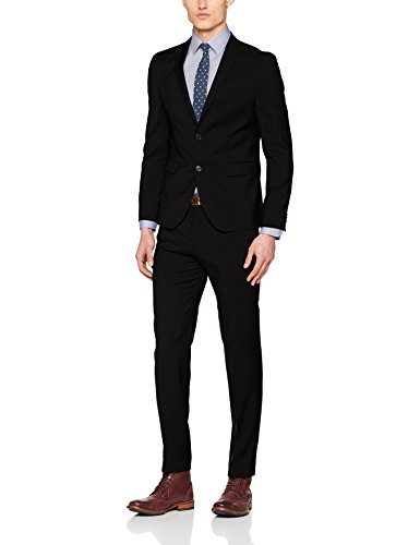 s.Oliver BLACK LABEL Herren 23.801.84.4374 Anzug, Schwarz (Black 9999), 52