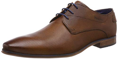 bugatti Herren 311420092100 Derbys Braun (Cognac 6300) 45 EU