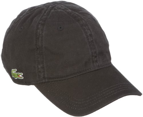 Lacoste Unisex RK9811 Baseball Cap, Schwarz (Noir), One Size (Herstellergröße: TU)
