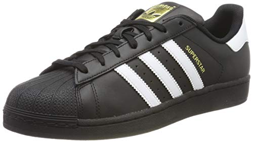 adidas Originals Superstar Foundation Herren Sneakers, B27140, Schwarz (Core Black/Ftwr White/Core Black), EU 42 2/3