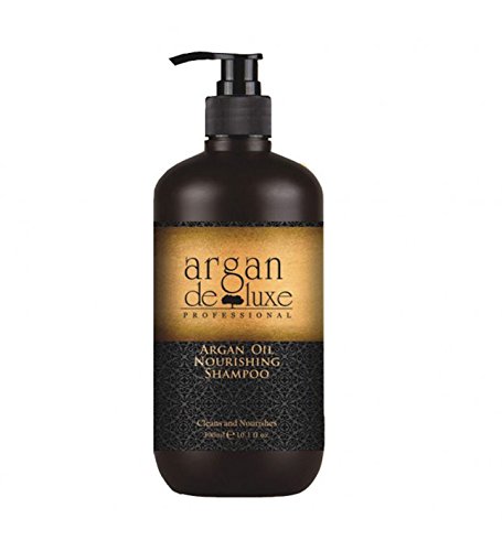 Arganöl Shampoo in Friseur-Qualität ✔ stark pflegend ✔ Geschmeidigkeit, Glanz, toller Duft ✔ Argan DeLuxe, 300ml