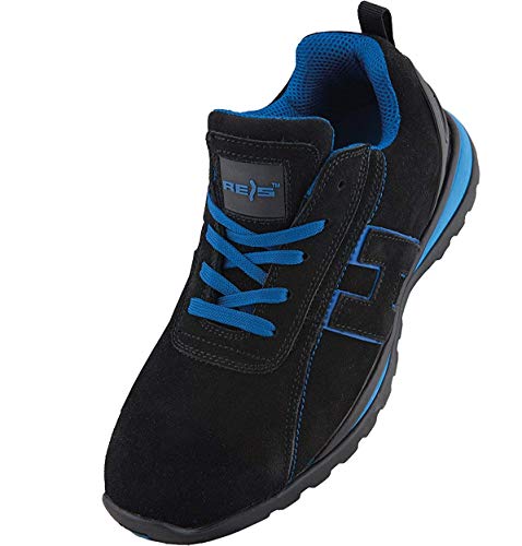 Arbeitsschuhe Sicherheitsschuhe CHILE Schuhe Gr.36-48 Schutzschuhe Stahlkappe (48), Schwarz Blau