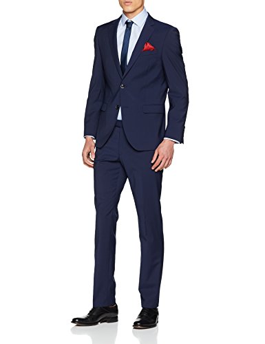 Bugatti Herren 783400-99770 Anzug, (Blau 47), 56