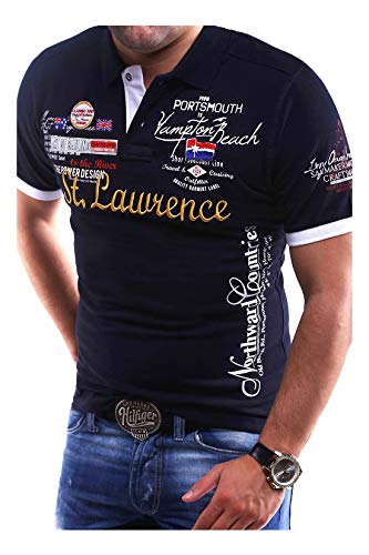 MT Styles Poloshirt LAWRENCE T-Shirt MP-301 [Dunkelblau, L]