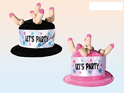 OOTB Penis Party-Hut Junggesellinnenabschied schwarz-bunt Einheitsgröße