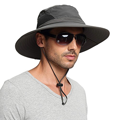 EINSKEY Sonnenhut Herren Damen UV Schutz Safari Hut Faltbar Wanderhut Gartenhut Boonie Fischerhut Wasserdicht Outdoor Buschhut Hiking Bucket Hat