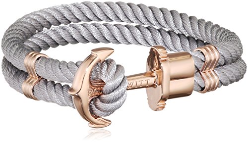 PAUL HEWITT Unisex-Armbänd Edelstahl Stoff-PH-PH-N-R-Gr-S