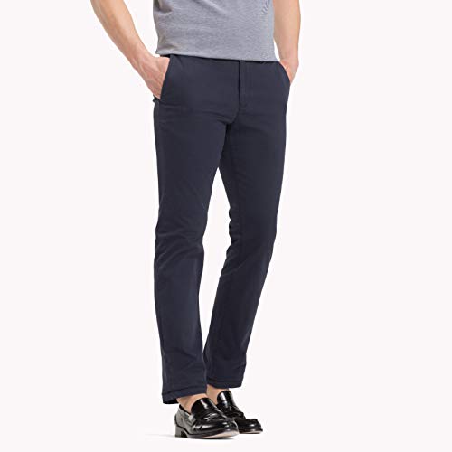 Tommy Hilfiger Herren CORE Denton Straight Chino Hose, Blau (Sky Captain 403), W32/L32