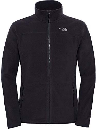 The North Face Herren Fleecejacke 100 Glacier, Grau (tnf black), M