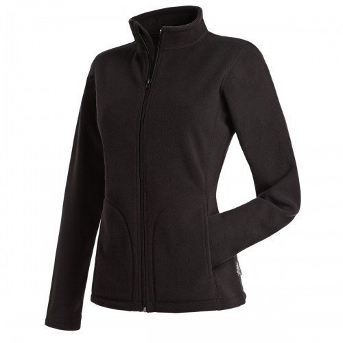 Active By Stedman Damen Fleece-Jacke (M) (Schwarz) M,Schwarz