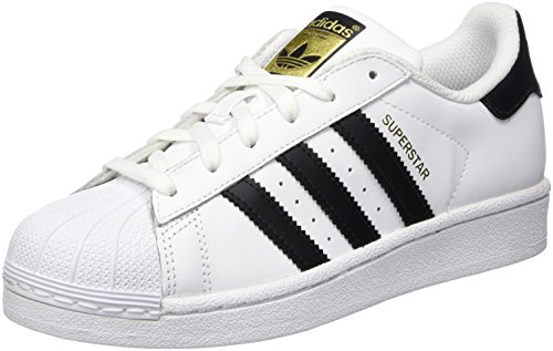 Adidas Unisex-Kinder Trainers Low-Top, Weiß Core Black/FTWR White), 36 2/3 EU
