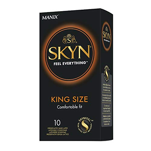 Manix Skyn Latexfreie Kondome, XL, 10er Pack