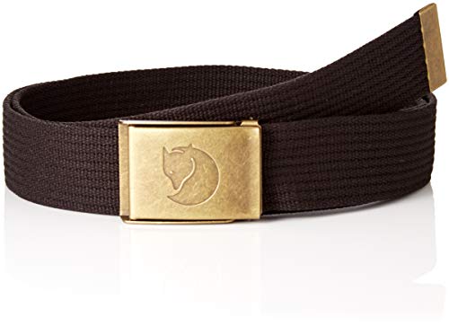 Fjällräven Gürtel Canvas Brass Black, One Size
