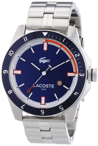 Lacoste Herren-Armbanduhr XL Analog Quarz Edelstahl 2010701
