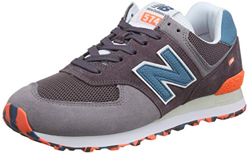New Balance Herren 574v2 Sneaker, Grau Light Shale, 41.5 EU