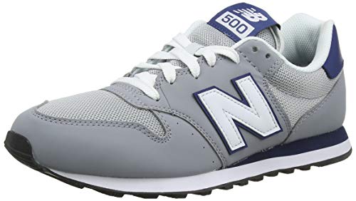 New Balance Herren 500v1 Sneaker, Grau Steel, 45 EU