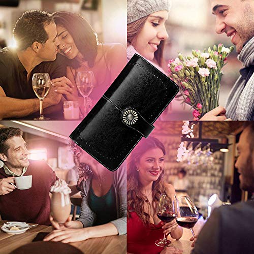 TANTOMI Geldbörse Damen Leder - Große Brieftasche Mit RFID Schutz