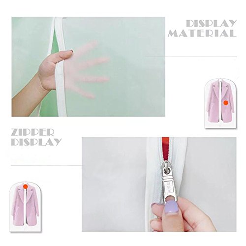 6 Stücke Kleidersack - inkl. 3 von 120 x 60 cm und 100 x 60 cm