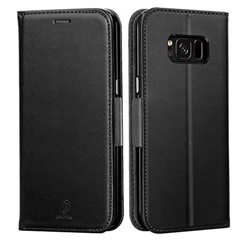 J Jecent Samsung Galaxy S7 Hülle Galaxy S7 Handyhülle PU Flip Leder Cover mit Cash Card Slots, Ständer Funktion und Magnetverschluss Wallet Case für Galaxy S7