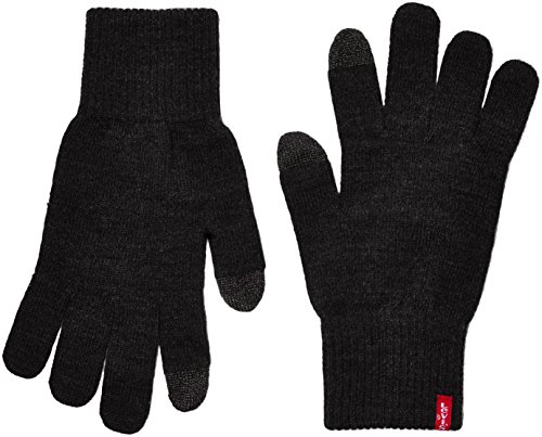 Levi's Herren Ben Touch Screen Gloves Handschuhe, Schwarz (Black), Medium