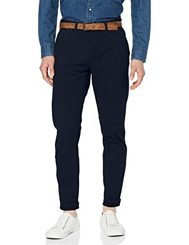 Tom Tailor Denim Herren Chino Hose Basic Slim Chino Hose, Blau (Sky Captain Blue 10668), W32/L32